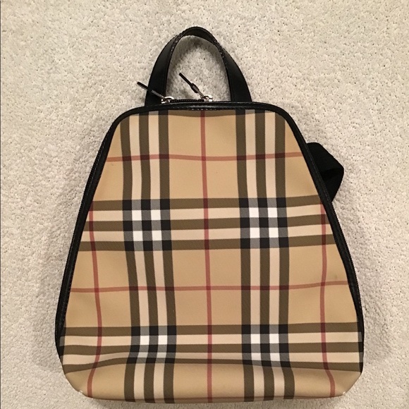 burberry nova check backpack